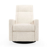 Fauteuil Berçant et Pivotant Nelly - Puppy Pearl / Noir-Jaymar BB-JAM-521-PUPPY-11-CLÉMENT