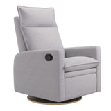 Fauteuil Berçant et Pivotant Arya - Como Dove Grey-Jaymar BB-JAM-522-COMO-61-CLÉMENT