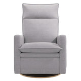 Fauteuil Berçant et Pivotant Arya - Como Dove Grey-Jaymar BB-JAM-522-COMO-61-CLÉMENT