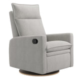 Fauteuil Berçant et Pivotant Arya - Nubia Silver-Jaymar BB-JAM-522-NUBIA-57-CLÉMENT
