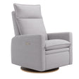 Fauteuil Berçant et Pivotant Arya - Como Dove Gris avec Mécanisme Électrique-Jaymar BB-JAM-526-COMO-61-CLÉMENT