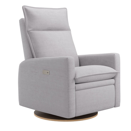 Fauteuil Berçant et Pivotant Arya - Como Dove Gris avec Mécanisme Électrique-Jaymar BB-JAM-526-COMO-61-CLÉMENT