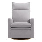 Fauteuil Berçant et Pivotant Arya - Como Dove Gris avec Mécanisme Électrique-Jaymar BB-JAM-526-COMO-61-CLÉMENT
