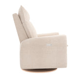 Fauteuil Berçant et Pivotant Arya - Puppy Sand avec Mécanisme Électrique-Jaymar BB-JAM-526-PUPPY-14-CLÉMENT