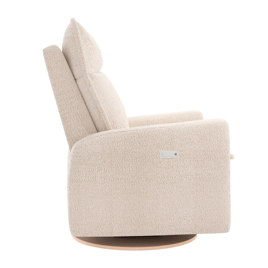 Fauteuil Berçant et Pivotant Arya - Puppy Sand avec Mécanisme Électrique-Jaymar BB-JAM-526-PUPPY-14-CLÉMENT