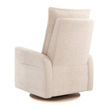 Fauteuil Berçant et Pivotant Arya - Puppy Sand avec Mécanisme Électrique-Jaymar BB-JAM-526-PUPPY-14-CLÉMENT