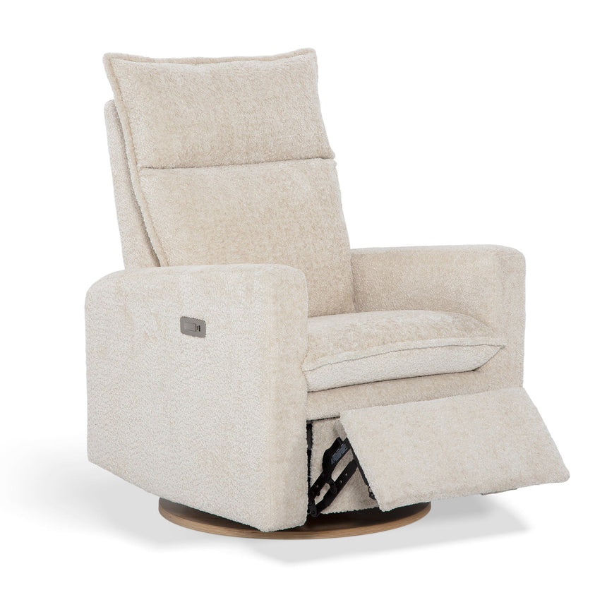 Fauteuil Berçant et Pivotant Arya - Puppy Sand avec Mécanisme Électrique-Jaymar BB-JAM-526-PUPPY-14-CLÉMENT