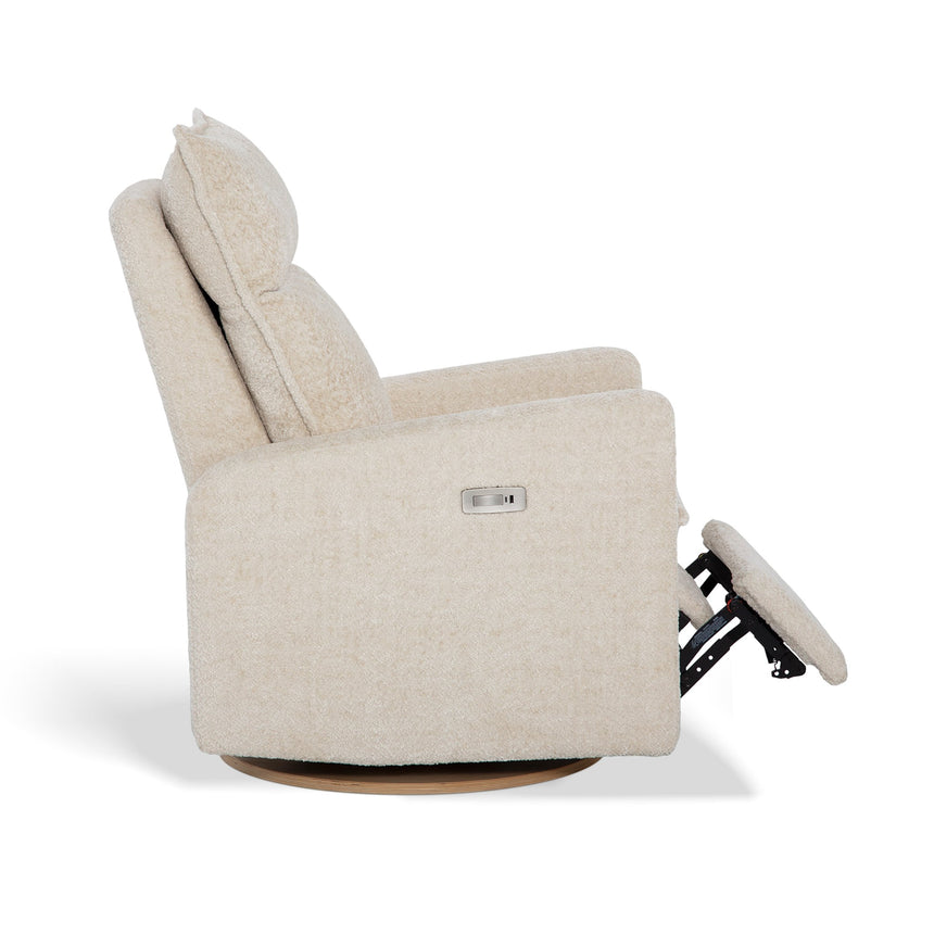 Fauteuil Berçant et Pivotant Arya - Puppy Sand avec Mécanisme Électrique-Jaymar BB-JAM-526-PUPPY-14-CLÉMENT