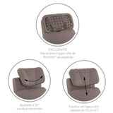 Fauteuil Berçant Inclinable Pivotant Hailey - Arlo Beige-Jaymar BB-JAM-523-ARLO-096-CLÉMENT