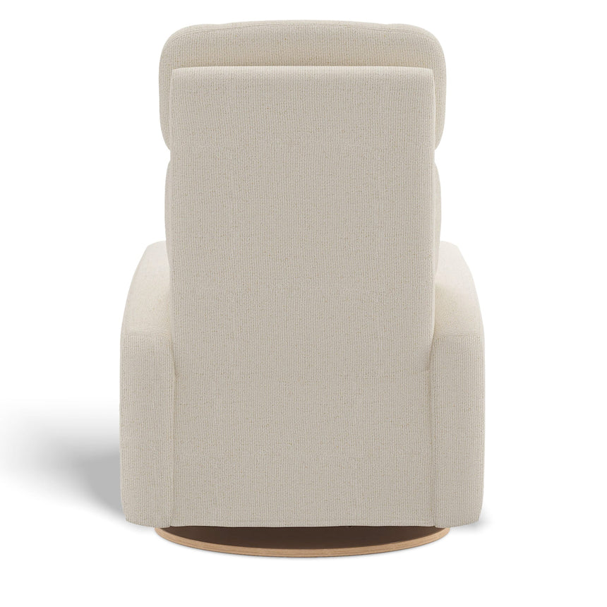 Fauteuil Berçant Inclinable Pivotant Hailey - Henequen (Tissu anti-tache)-Jaymar BB-JAM-523-HENEQ-01-CLÉMENT