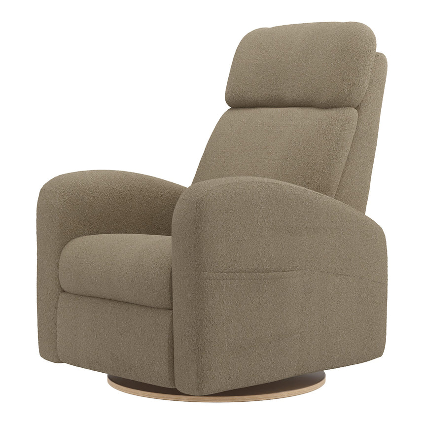Fauteuil Berçant Inclinable Pivotant Hailey - Tissu Anti-tache Tessa Mocha-Jaymar BB-JAM-523-MOCHA606-CLÉMENT