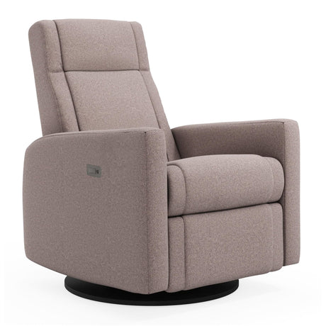 Fauteuil Berçant et Pivotant Nelly - Arlo Beige avec Mécanisme Électrique-Jaymar BB-JAM-525-ARLO-96-CLÉMENT