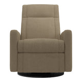 Grand Fauteuil Berçant et Pivotant Nelly avec Mécanisme Électrique - Tissu Anti-tache Tessa Mocha-Jaymar BB-JAM-525295-MO606-CLÉMENT