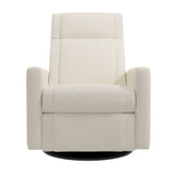 Grand Fauteuil Berçant et Pivotant Nelly avec Mécanisme Électrique - Tissu Anti-tache Alta™ 10-Jaymar BB-JAM-525295ALTA10-CLÉMENT