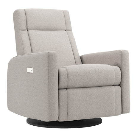 Grand Fauteuil Berçant et Pivotant Nelly avec Mécanisme Électrique - Arlo Heather Pearl-Jaymar BB-JAM-525295ARL601-CLÉMENT