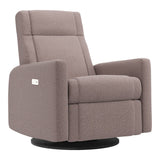 Grand Fauteuil Berçant et Pivotant Nelly avec Mécanisme Électrique - Arlo Beige-Jaymar BB-JAM-525295ARLO96-CLÉMENT