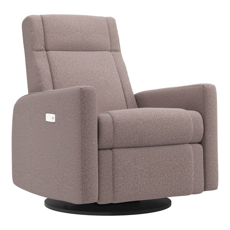 Grand Fauteuil Berçant et Pivotant Nelly avec Mécanisme Électrique - Arlo Beige-Jaymar BB-JAM-525295ARLO96-CLÉMENT