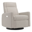 Grand Fauteuil Berçant et Pivotant Nelly avec Mécanisme Électrique - Beyond Sheep Vanilla-Jaymar BB-JAM-525295BEYO11-CLÉMENT