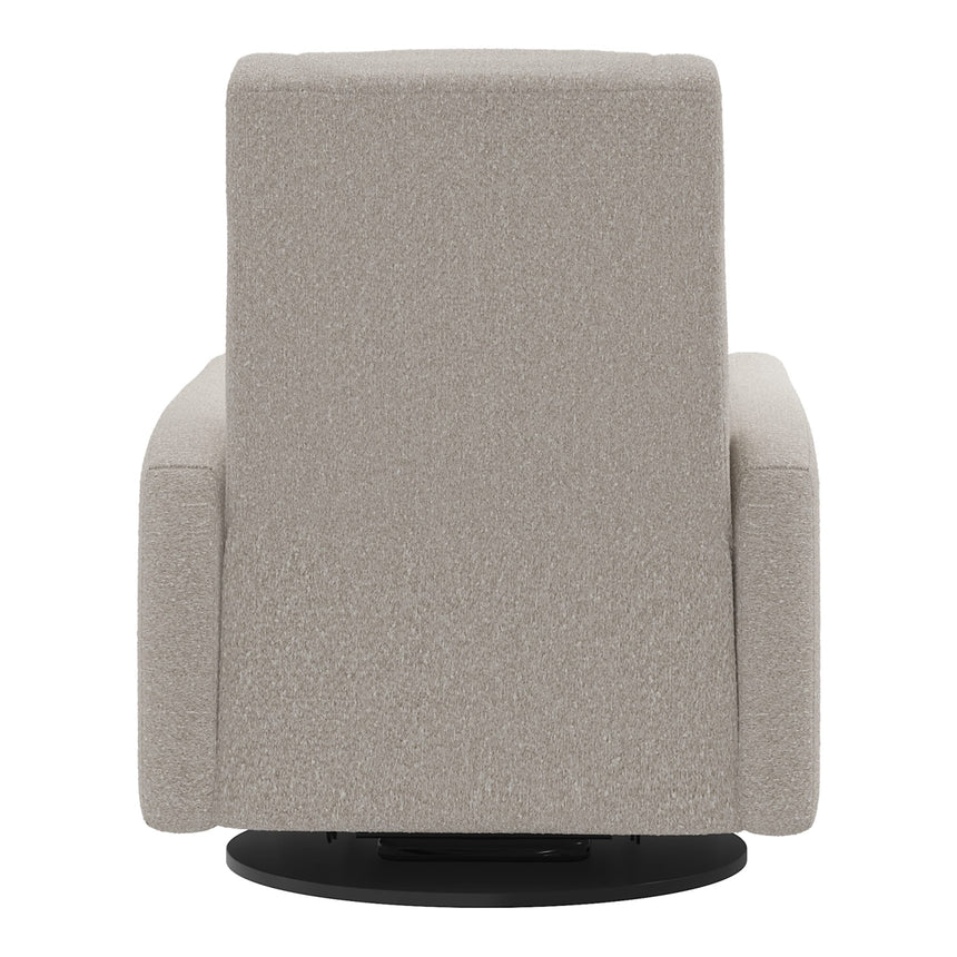 Grand Fauteuil Berçant et Pivotant Nelly avec Mécanisme Électrique - Beyond Sheep Vanilla-Jaymar BB-JAM-525295BEYO11-CLÉMENT