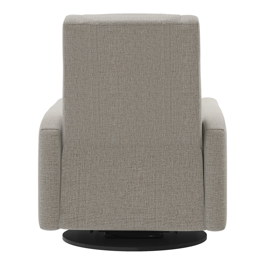 Grand Fauteuil Berçant et Pivotant Nelly avec Mécanisme Électrique - Breather Driftwood-Jaymar BB-JAM-525295BRET56-CLÉMENT