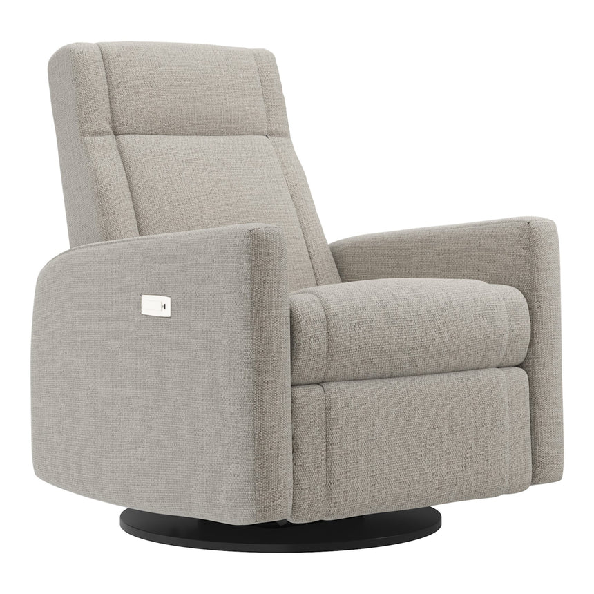 Grand Fauteuil Berçant et Pivotant Nelly avec Mécanisme Électrique - Breather Driftwood-Jaymar BB-JAM-525295BRET56-CLÉMENT
