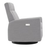 Grand Fauteuil Berçant et Pivotant Nelly avec Mécanisme Électrique - Como Dove Grey-Jaymar BB-JAM-525295COMO61-CLÉMENT