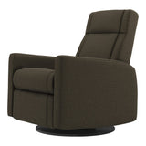 Grand Fauteuil Berçant et Pivotant Nelly avec Mécanisme Électrique - Tissu Anti-tache Mojo Espresso-Jaymar BB-JAM-525295ESP006-CLÉMENT