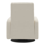 Grand Fauteuil Berçant et Pivotant Nelly avec Mécanisme Électrique - Henequen (Tissu anti-tache)-Jaymar BB-JAM-525295HENE01-CLÉMENT