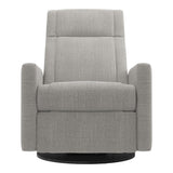 Grand Fauteuil Berçant et Pivotant Nelly avec Mécanisme Électrique - Nubia Silver-Jaymar BB-JAM-525295NUBI57-CLÉMENT