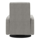Grand Fauteuil Berçant et Pivotant Nelly avec Mécanisme Électrique - Nubia Silver-Jaymar BB-JAM-525295NUBI57-CLÉMENT