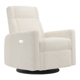 Grand Fauteuil Berçant et Pivotant Nelly avec Mécanisme Électrique - Puppy Pearl-Jaymar BB-JAM-525295PUPP11-CLÉMENT