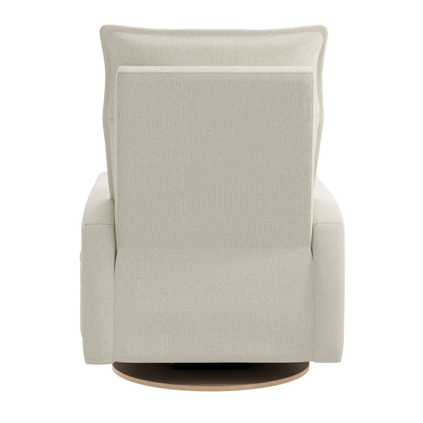 Grand Fauteuil Berçant et Pivotant Arya avec Mécanisme Électrique - Tissu Anti-tache Alta™ 10-Jaymar BB-JAM-526295ALTA10-CLÉMENT