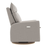 Grand Fauteuil Berçant et Pivotant Arya avec Mécanisme Électrique - Arlo Heather Pearl-Jaymar BB-JAM-526295ARL601-CLÉMENT