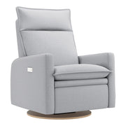 Grand Fauteuil Berçant et Pivotant Arya avec Mécanisme Électrique - Arlo Heather Silver-Jaymar BB-JAM-526295ARLO57-CLÉMENT