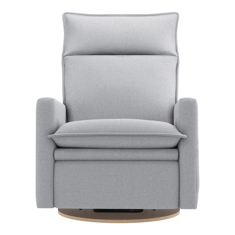 Grand Fauteuil Berçant et Pivotant Arya avec Mécanisme Électrique - Arlo Heather Silver-Jaymar BB-JAM-526295ARLO57-CLÉMENT