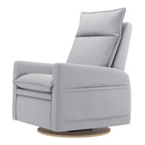 Grand Fauteuil Berçant et Pivotant Arya avec Mécanisme Électrique - Arlo Heather Silver-Jaymar BB-JAM-526295ARLO57-CLÉMENT