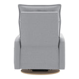 Grand Fauteuil Berçant et Pivotant Arya avec Mécanisme Électrique - Arlo Heather Silver-Jaymar BB-JAM-526295ARLO57-CLÉMENT