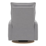 Grand Fauteuil Berçant et Pivotant Arya avec Mécanisme Électrique - Como Dove Grey-Jaymar BB-JAM-526295COMO61-CLÉMENT