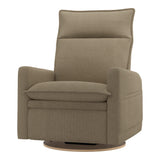 Grand Fauteuil Berçant et Pivotant Arya avec Mécanisme Électrique - Tissu Anti-tache Tessa Mocha-Jaymar BB-JAM-526295MOC606-CLÉMENT