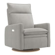 Grand Fauteuil Berçant et Pivotant Arya avec Mécanisme Électrique - Nubia Silver-Jaymar BB-JAM-526295NUBI57-CLÉMENT