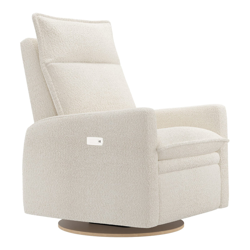 Grand Fauteuil Berçant et Pivotant Arya avec Mécanisme Électrique - Puppy Pearl-Jaymar BB-JAM-526295PUPP11-CLÉMENT