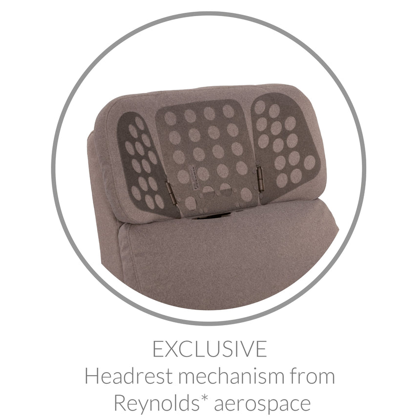 Fauteuil Berçant Inclinable Pivotant Hailey Alta™ 10 avec Mécanisme Électrique - Tissu Anti-tache Alta™ 10-Jaymar BB-JAM-527-ALTA-10-CLÉMENT