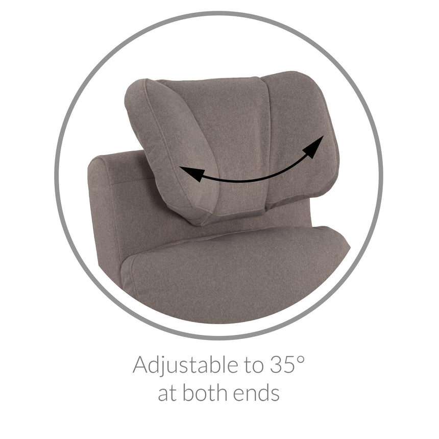 Fauteuil Berçant Inclinable Pivotant Hailey Alta™ 10 avec Mécanisme Électrique - Tissu Anti-tache Alta™ 10-Jaymar BB-JAM-527-ALTA-10-CLÉMENT