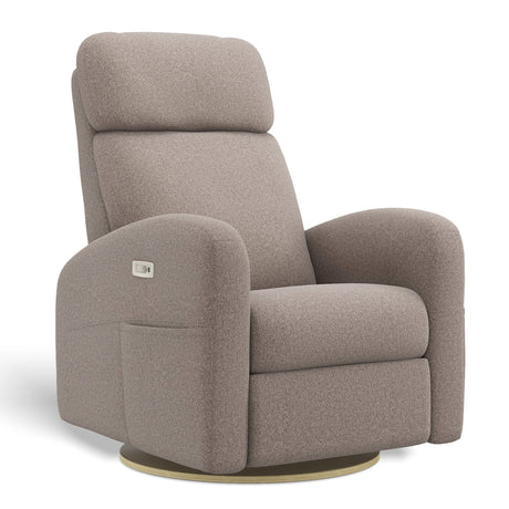 Fauteuil Berçant Inclinable Pivotant Hailey Arlo Beige avec Mécanisme Électrique-Jaymar BB-JAM-527-ARLO-96-CLÉMENT