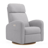 Fauteuil Berçant Inclinable Pivotant Hailey Como Dove Grey avec Mécanisme Électrique-Jaymar BB-JAM-527-COMO-61-CLÉMENT