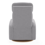Fauteuil Berçant Inclinable Pivotant Hailey Como Dove Grey avec Mécanisme Électrique-Jaymar BB-JAM-527-COMO-61-CLÉMENT
