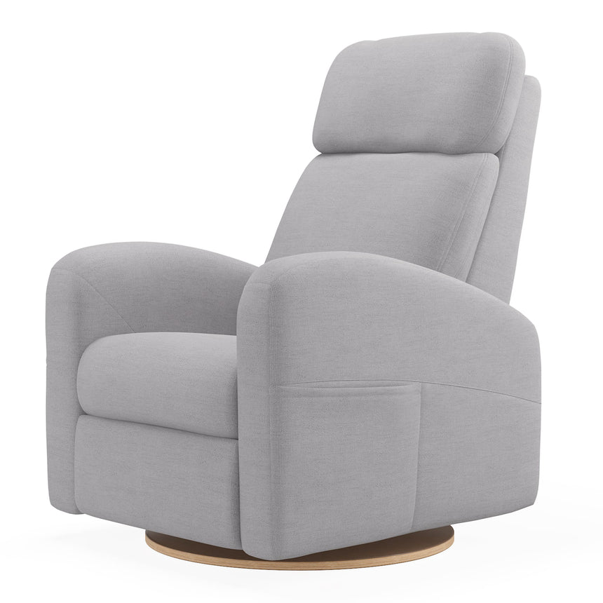 Fauteuil Berçant Inclinable Pivotant Hailey Como Dove Grey avec Mécanisme Électrique-Jaymar BB-JAM-527-COMO-61-CLÉMENT