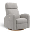 Fauteuil Berçant Inclinable Pivotant Hailey Nubia Silver avec Mécanisme Électrique-Jaymar BB-JAM-527-NUBIA-57-CLÉMENT