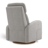 Fauteuil Berçant Inclinable Pivotant Hailey Nubia Silver avec Mécanisme Électrique-Jaymar BB-JAM-527-NUBIA-57-CLÉMENT