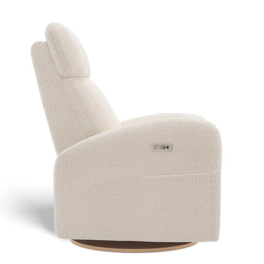 Fauteuil Berçant Inclinable Pivotant Hailey Puppy Pearl avec Mécanisme Électrique-Jaymar BB-JAM-527-PUPPY-11-CLÉMENT